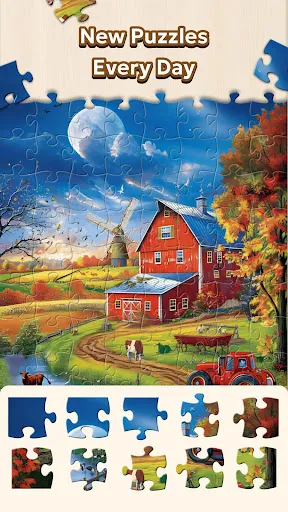 Gameplay screenshot 1 from Jigsaw Puzzle - Countryside - Board game